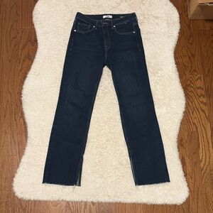 Mavi Maria Slit Flare Indigo Denim Jeans